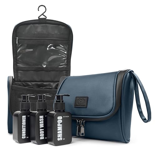 Trousse de toilette pour homme au design compact et finitions de voyage épurées