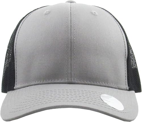 Image of Classic 6 Panel Cotton Twill Mesh Trucker Cap Hat Adjustable Snapback Hat