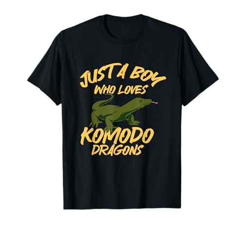 Solo un chico que ama a los dragones de Komodo Camiseta