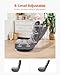 VEVOR Swivel Floor Gaming Chair, 360-Degree Rotating Foldable Lounge Chair with 4 Position Adjustable Backrest & Lumbar Support, Folding Video Reclining Lazy Sofa for Watching TV Reading Playing Game