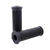 United Pacific 52000B Black 1" Motorcycle Rubber Grip Set