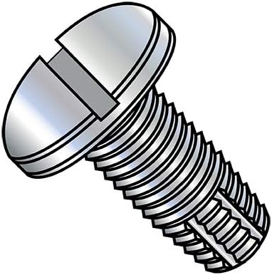 4-40X3/16 Slotted Pan Thread Cutting Screw Type F Fully Threaded Zinc (Pack Qty 10,000) BC-0403FSP by Korpek