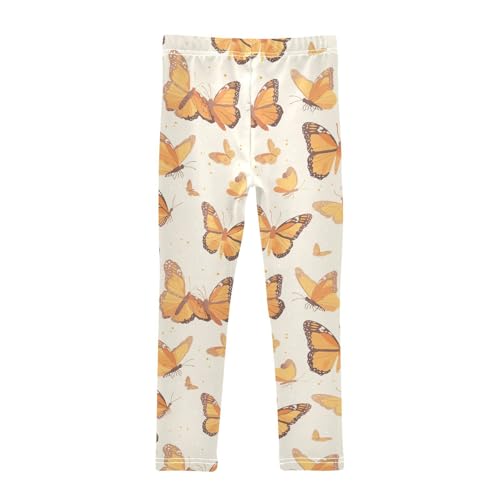 KLL Monarch Butterfly Toddler Girl Leggings Stretch High Waisted Dance Pants Sports2