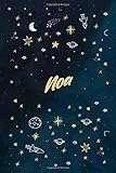  Noa: Personalised Name, Journal Customized, Journal Custom Name Journal, Birthday Gift (6x9) 110 pages Notebook/Journal/Diary/Memory Book to Collect ... for Kids, Mom, Girlfriend, Wife, & Sister