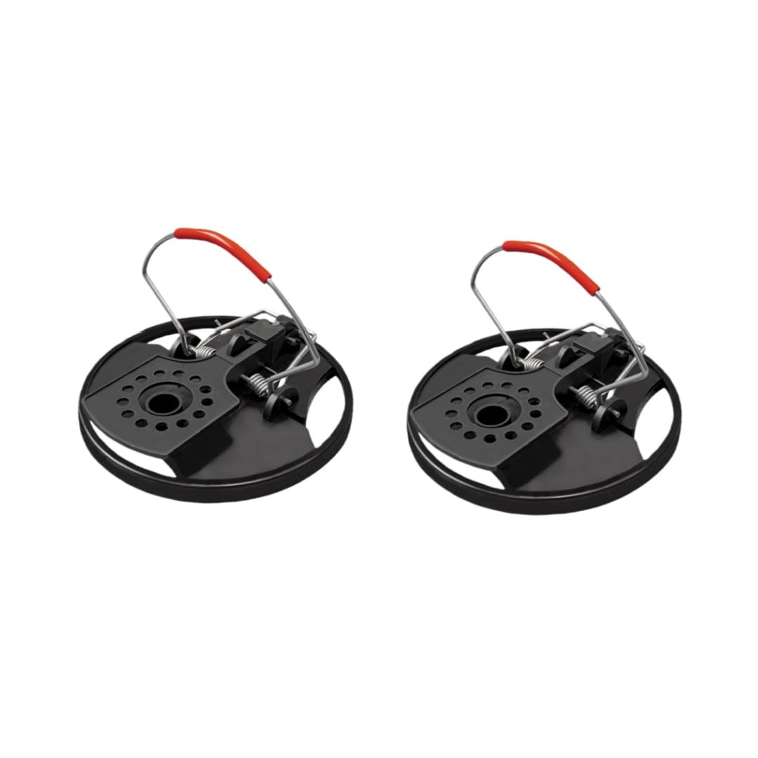 2 Pack Super Strength Rat Traps, High Sensitivity Instant Kill Mouse Traps, Humane Outdoor Rat Traps, Effective Rodent Deterrent for Home and Garden Use (14.5x10cm)