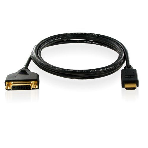 haipa-tu-ruzu HDMI Male ⇔ DVI Female Conversion Cable 0.5 m hmdf – 0.5 m