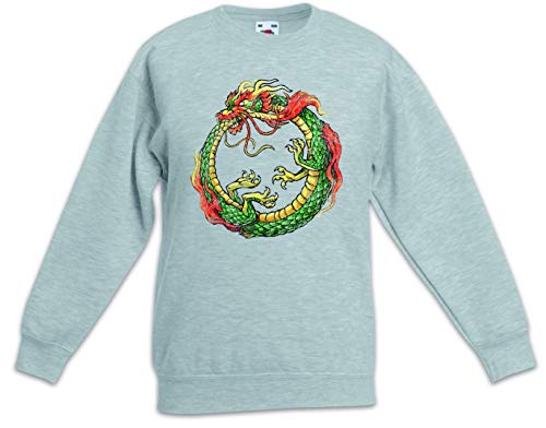 Sweat dragon chinois Ouroboros fini les pulls enfants qui grattent