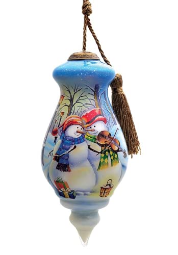 VERSAINSECT Ornaments Violin Snowman Couple # 1610099