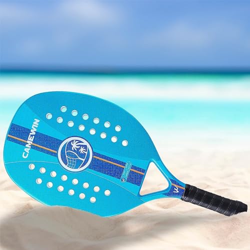 Kit Raquete Para Beach Tênis Profissional Em Fibra Carbono Com Capa Protetora + 3 Bolas de Tênis Ver