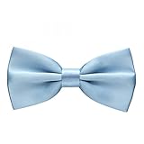 Lieferumfang: Eine Fliege, Form: Slim, Größe: 12cm x 6,5 cm, Material: 100% Polyester, Farbe: einfarbig, Muster: ohne Muster, mit Einsteckhaken, Halsumfang bis 48cm