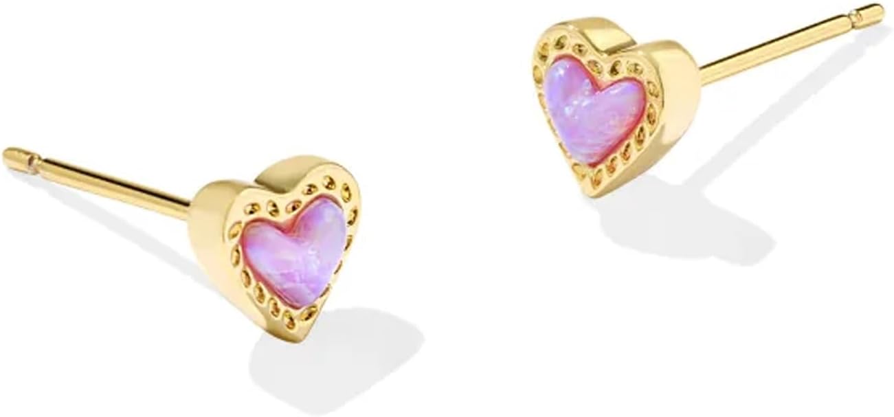 Kendra Scott Mini Ari Heart Stud Earring, Fashion Jewelry for Women