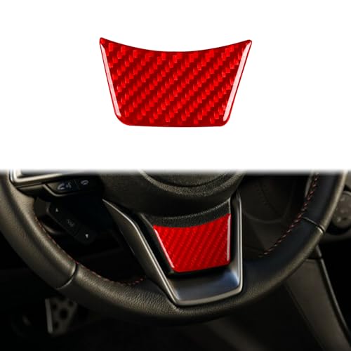 Car Red Carbon Fiber Accessories Protective Cover Sticker Compatible with Subaru Crosstrek/Legacy/Outback 2018-2025,Ascent/Forester 2019-2025,Impreza 2017-2025,WRX 2023-2025