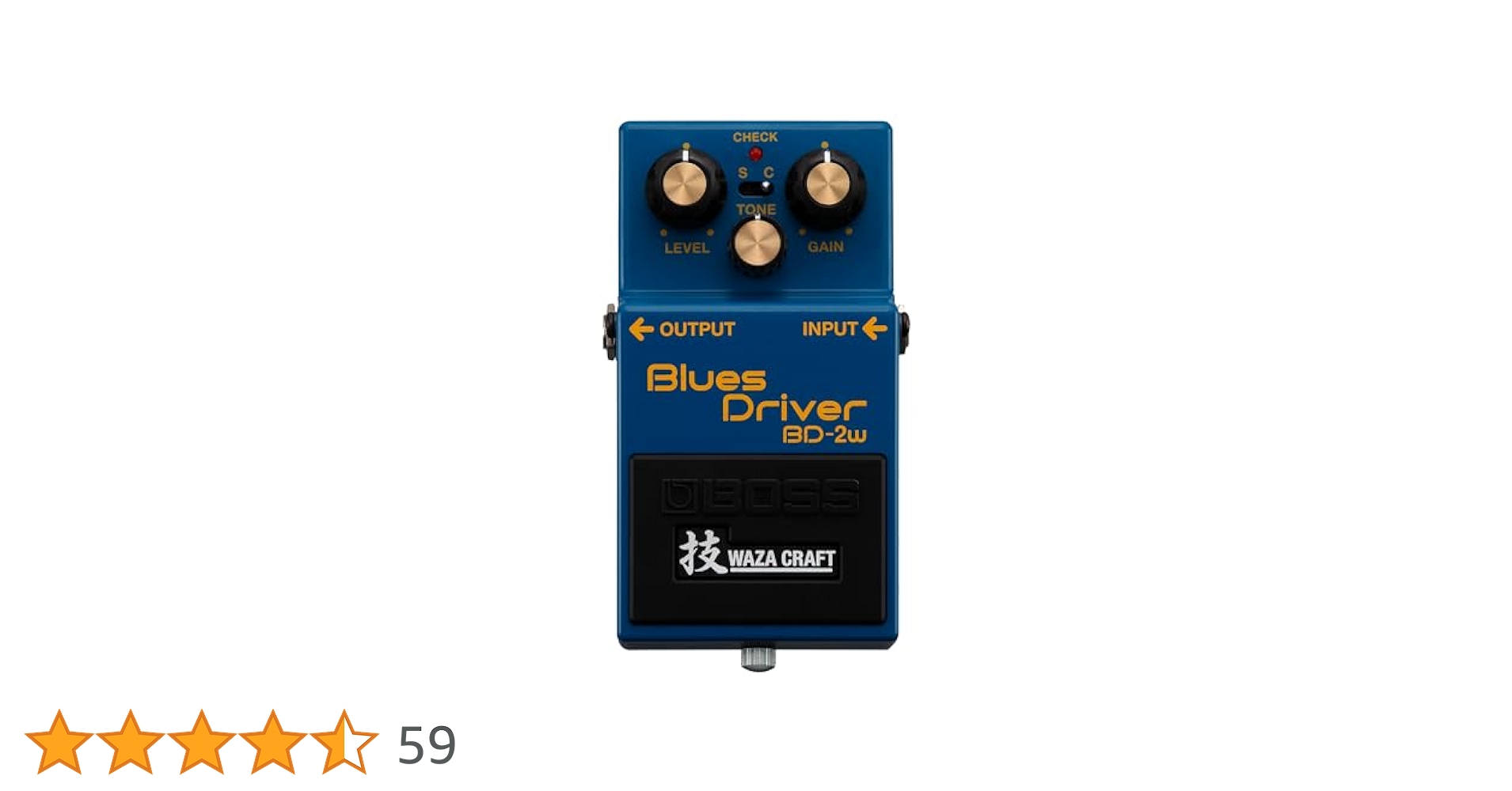 美品】BOSS Blues Driver BD-2w オーバードライブペダル 技 boss エフェクター BOSS ボス / BD-2W Blues Driver 技 WAZA