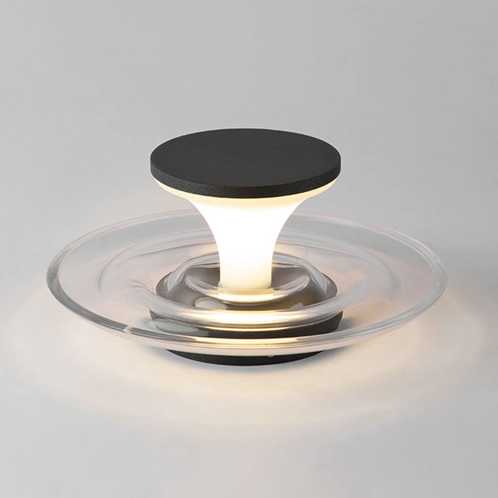 Solar Outdoor Pillar Lights Post Lights Outdoor Fixture 1-Light Lamp Post Lantern Wall Lamp Water Surface Pool Lights