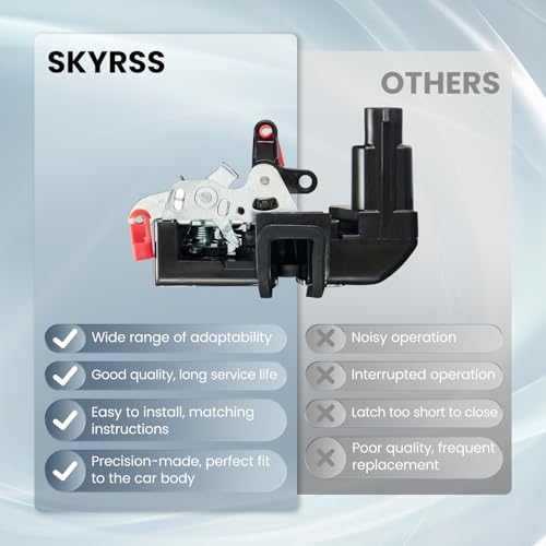 Image of 931-634 Front Left Driver Side Power Door Latch Compatible with Dodge Ram 1500 Ram2500 Ram3500 1994-2002, Door Lock Actuator w /Latch Assembly