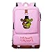 Five Nights at Freddy'S Mochila Escolar del Oso de Peluche Mochila Escolar FNAF,17 * 11 * 5.5in