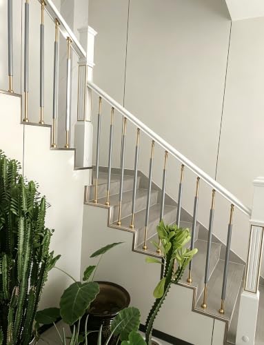 Montants Al-Mg pour rénover un garde-corps d'escalier de villa vieilli - 5