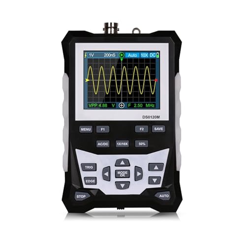 Oscilloscope portable numérique DS0120M à écran couleur TFT de 120MHz