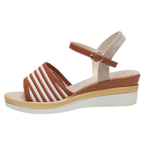 Sandales Generisch Bohème Beige 38 EU Cover