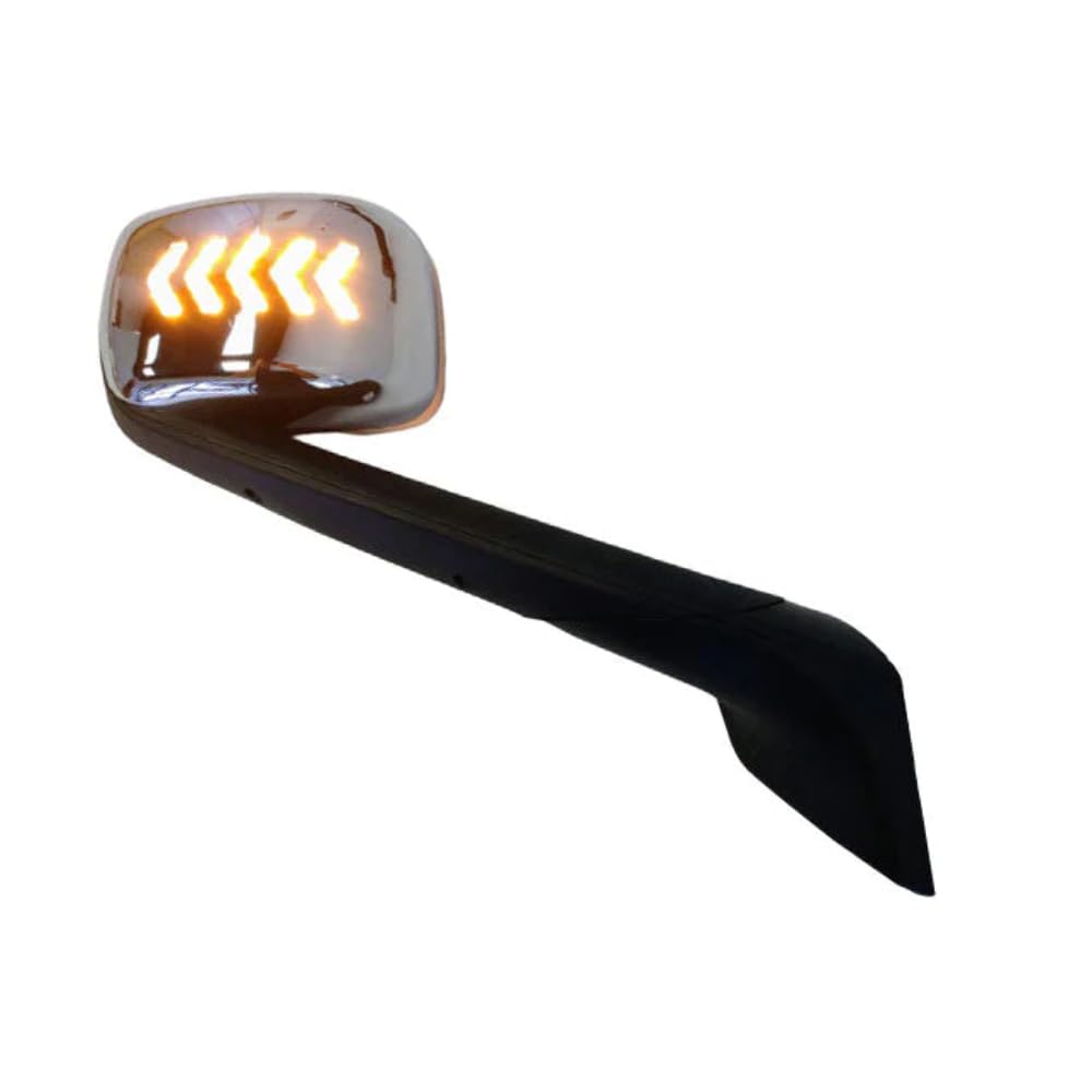 FORTPRO Hood Mirror w/Led Turn Light Replacement for Freightliner Cascadia 2018-Current - Both Sides | F247660-61BS