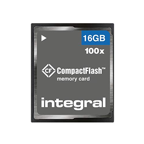 Integral INCF16GV2 16GB CompactFlash Card Designed for the Photography Enthusiasts, Durable and Reliable,Black