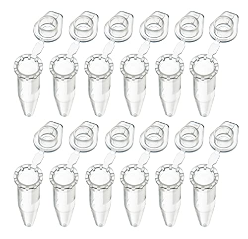 Pack Of 100 Micro Centrifuge Tubes, 1.5Ml Capacity, Graduated, Leak Proof, Polypropylene - Eisco Labs #TOP9