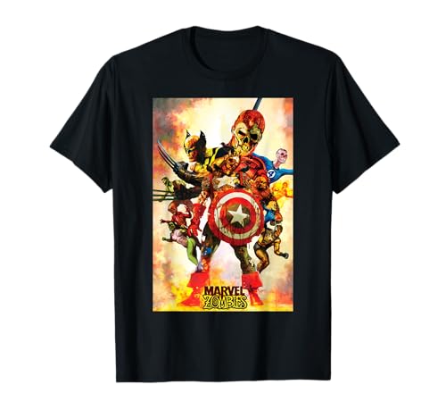 Marvel Zombies Group Shot Poster T-Shirt
