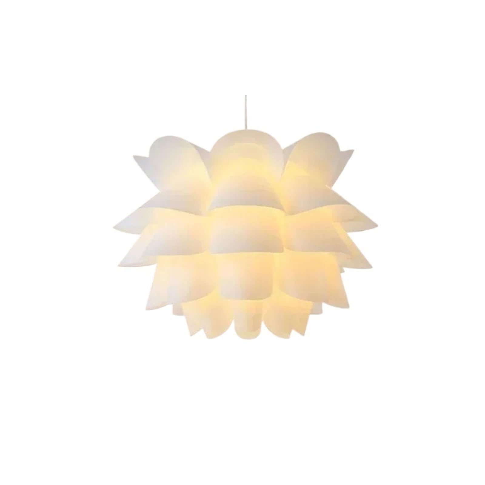 QXBFNDC Lampshade Flower Lampshade Lamp Shade DIY for Ceiling Pendant Light Cover Living Room Cafe Restaurant Decor