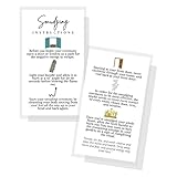 Smudging Instruction Cards | 50 Pack | 2x3.5