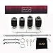 EXREIZST Expandable 2 Spreader Bar Set with Bag and 4 Soft Leather Straps Set Adjustable Home Yoga Bar Kit, Silver and Black
