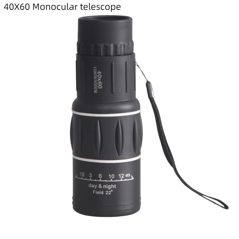 Telescopio monocular 40X60 óptico con kit de accesorios de visualización C 3