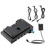 Adecuado para cámaras, monitor LCD, EVF, luz LED, viene con una batería falsa NP-FW50 para alimentar Sony A7 A7R A7S A7II A7RII A7SII A6000 A6100 A6300 A6400A6500 Cámara, también puedes comprar diferentes baterías de cable de alimentación para diferentes cámaras o dispositivos.