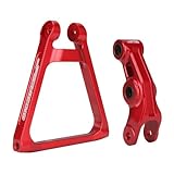 ZKSAD Motorcycle Rear Progression Triangle Suspension Linkage+Rear Linkage,Aluminum Rear Suspension Lift Kit for Sur Ron Light Bee S/X X160/X260,red