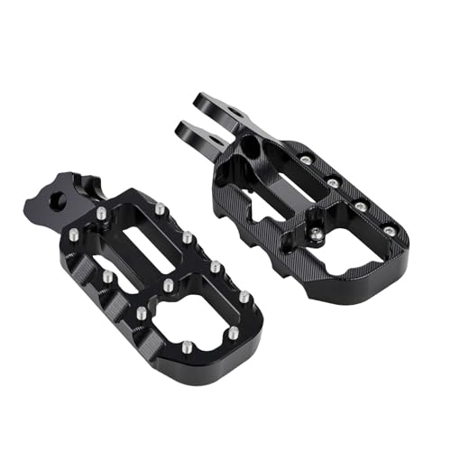 Repose-Pieds Moto Élargis Anti Glisse pour Surron Lightbee Noir