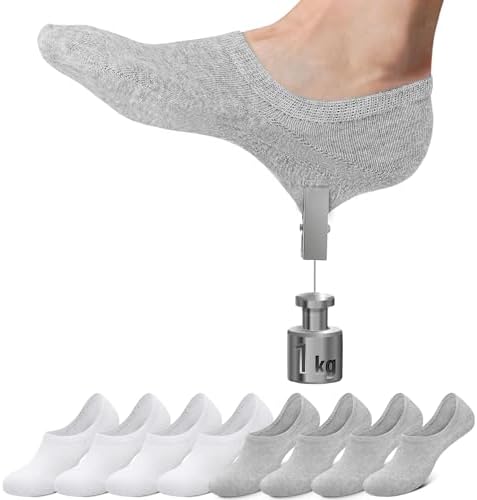 Falechay Sneaker Socken Damen Füßlinge Herren 8/16 Paar No Show Socken | Unsichtbare Socken,Anti Rutsch,Invisible,Unisex,Sneakersocken
