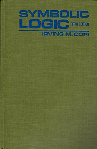 Symbolic Logic B000URI7LW Book Cover