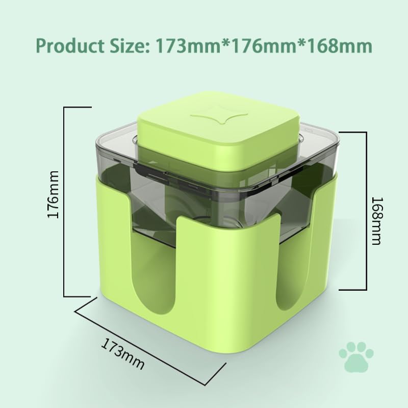 Juguete multifuncional para perros, dispensador de golosinas de gran capacidad, con función de liberación de golosinas, ideal para entrenamiento de coeficiente intelectual y entretenimiento