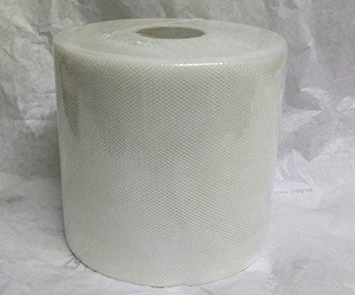 Publilancio SRL Roll Tulle H 12.5 CM X 100 MT, Ivory, Spool
