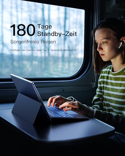 Clavier Surface Pro 7 Inateck azerty avec trackpad bluetooth - 4