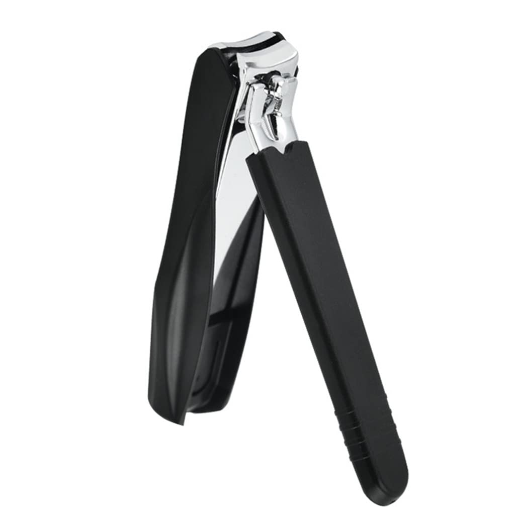 Nagelknipser aus Edelstahl für Zehennägel, mit Spritzschutz, scharfer Trimmer, Pediküre, professionelle Nagelfeile