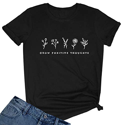 BLACKMYTH Women Cute Graphic T Shirts Summer Tops