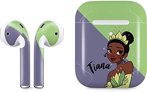 Skinit Decal Audio Skin Compatible with Apple AirPods 2 - Officially Licensed Disney Princess Tiana Art Design