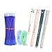 26pcs stylo gel effaçable ensemble de recharge d'encre bleue cochons mignons motif de chat panda 0.35mm stylo à friction Rollerball facile à frotter pour les enfants étudiants adultes