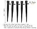 CTKcom Adjustable 360 Degree Water Flow Irrigation Drippers on Stake Emitter Drip System,Pack of 50