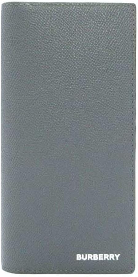 美品✨バーバリー 長財布 二つ折り ハルトン レザー グレージュ TB