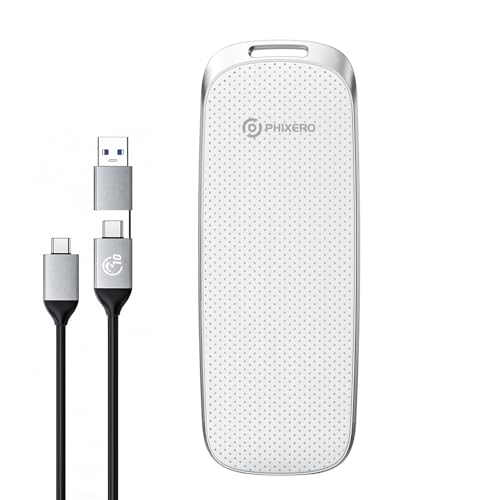 PHIXERO P10PRO OtNVMe SSD 2TB USB 3.2 Gen2 ő1050MB/b 21USB-CP[ut Ot|[^uSSD Windows/Mac/iPhone 15+/AndroidΉ zCg