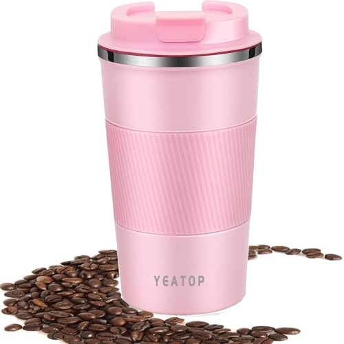 YEATOP 16 oz Insulated Travel Coffee Mug