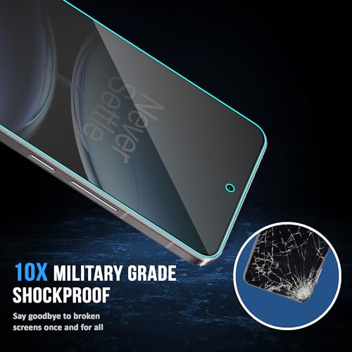 Image of FIRST MART Privacy Tempered Glass for OnePlus Nord 4 and Nord 3 (6.74 Inch) Edge to Edge Screen Coverage with Easy Installation kit & Cable Protector | Anti-Spy Protection