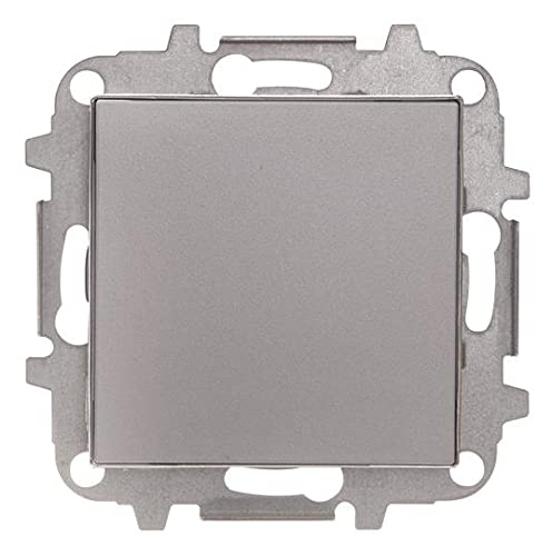Niessen 8500 PL - Tapa ciega, Color Plata