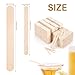 6'' & 4.5'' 2000 Pcs Popsicle Sticks Craft Sticks Bulk Wax Sticks for Hair Removal Splinter-Free Wooden Waxing Sticks Large Wax Applicator Sticks Wax Stick for Body and Face, Craft Sticks